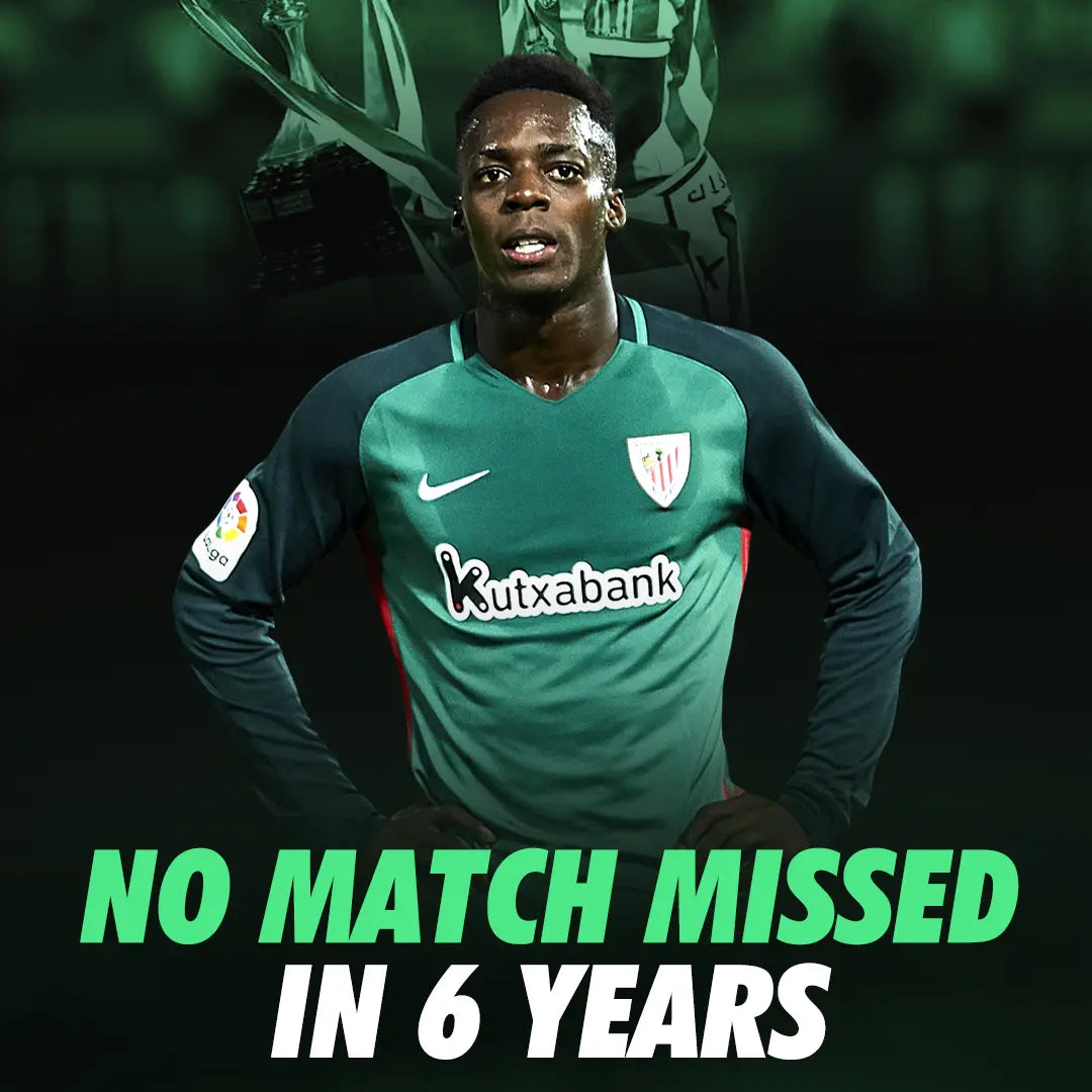 6 years without missing a game of football and 251 consecutive La Liga games for Bilbao, here is everything about Inaki Williams unbelievable record.