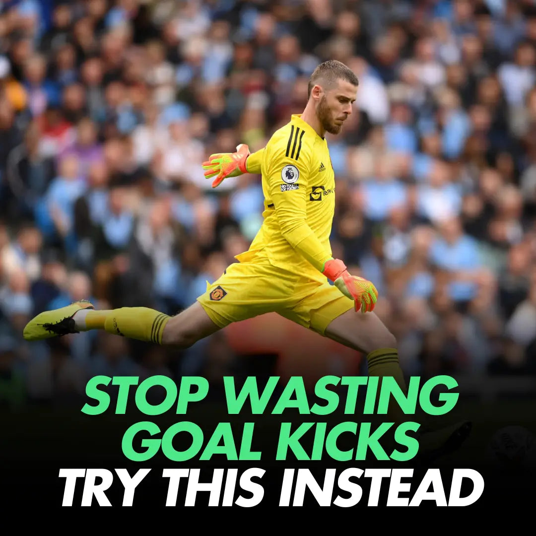 Grassroots and amateur teams waste their goal kicks—just launching hopeful long balls that usually lead to losing possession. But smart teams do this instead!