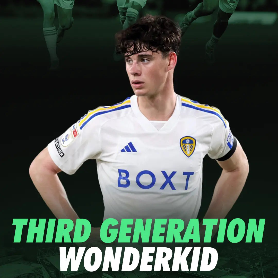 Archie Gray is a third-generation Leeds United FC player and the fourth Gray to represent Leeds after his grandfather, his great-uncle, and his dad, Andy.