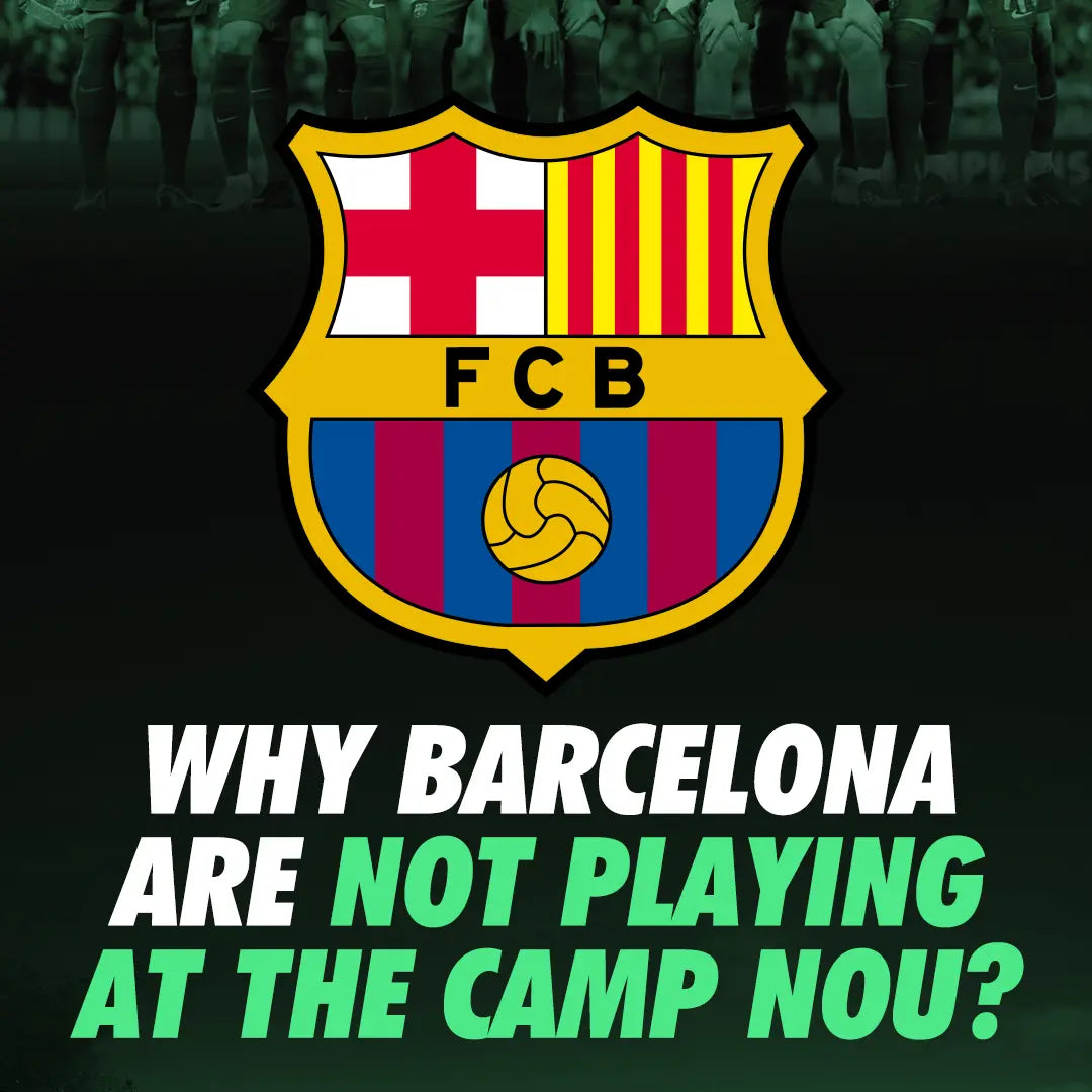 Why Barcelona are not playing at the Camp Nou? FC Barcelona have been playing their home games at the Estadio Olympic Lluis this season because the Camp Nou is currently under renovation.