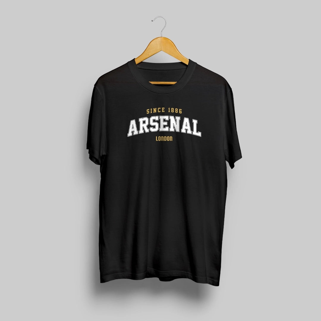 Arsenal Retro Black T-Shirt