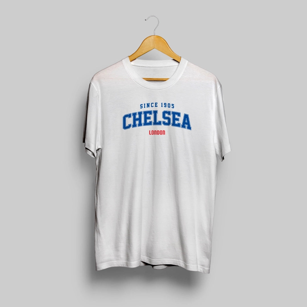 Chelsea Retro White T-Shirt