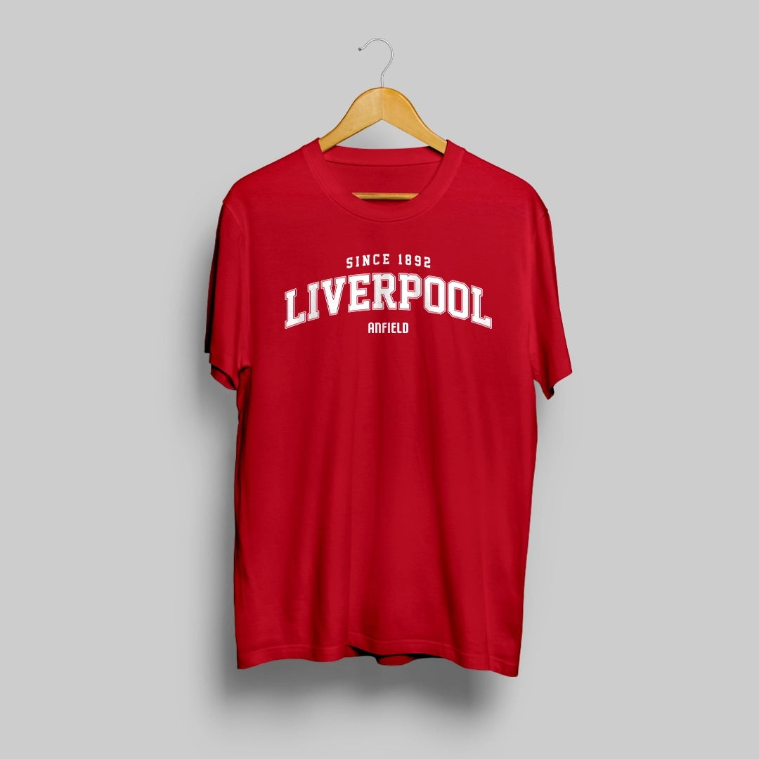 Liverpool Retro Red T-Shirt