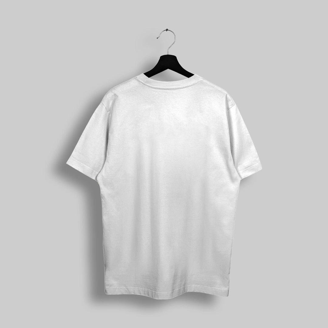 Barcelona Culers Retro White Oversized T-Shirt