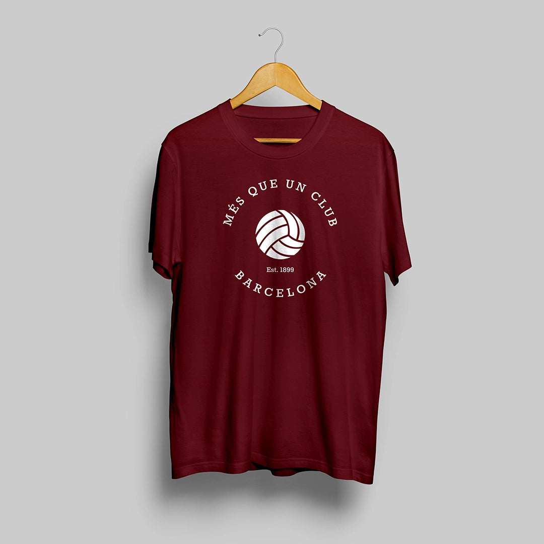 Barcelona Maroon T-Shirt - Més Que Un Club