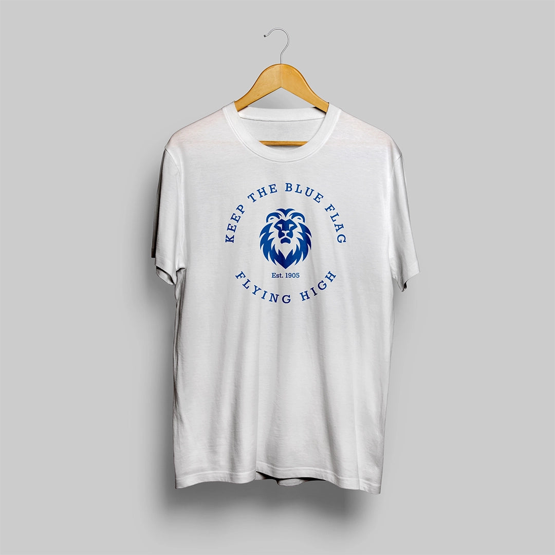 Chelsea White T-Shirt - Keep The Blue Flag Flying High