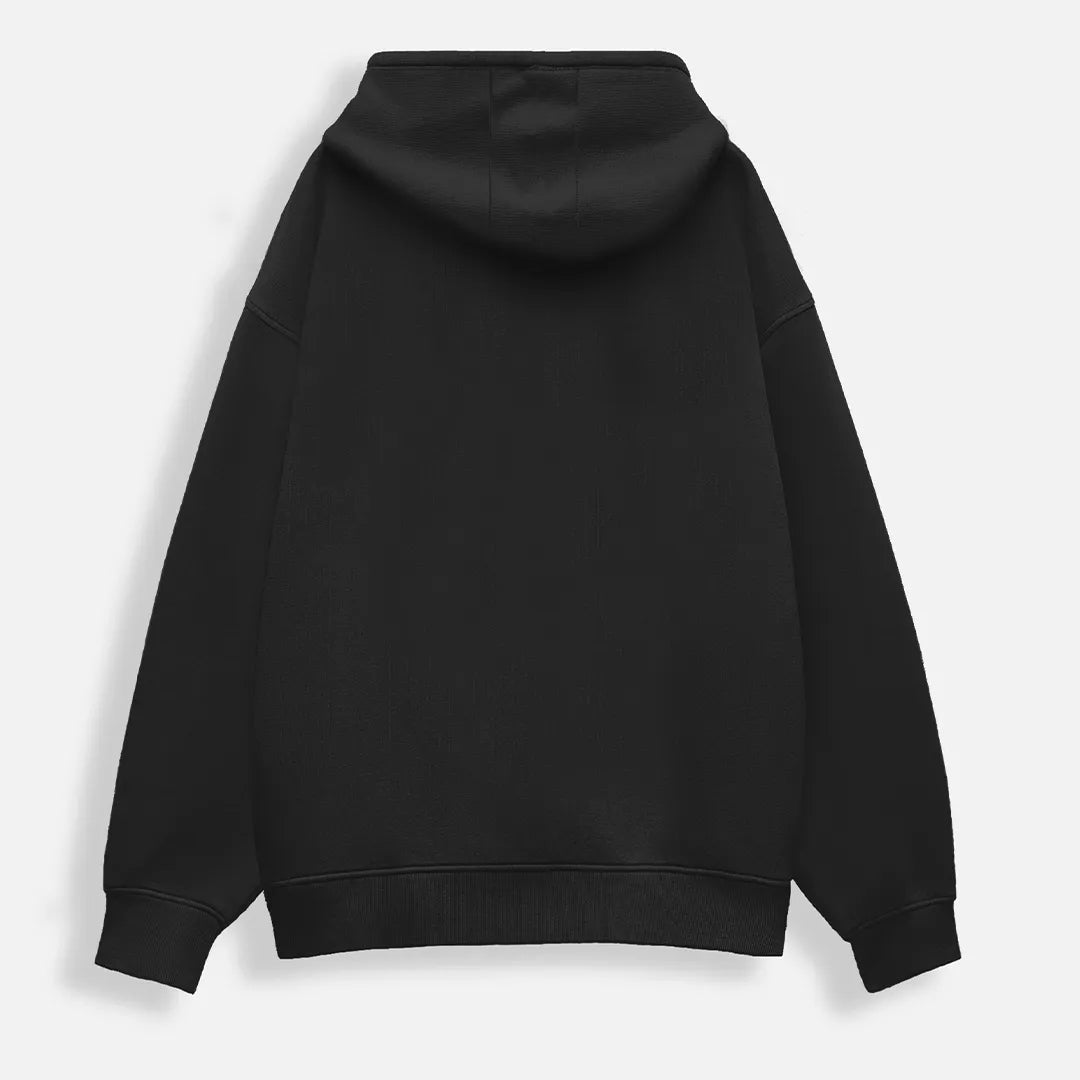 Football Absolute Cinema Oversized Hoodie - Black