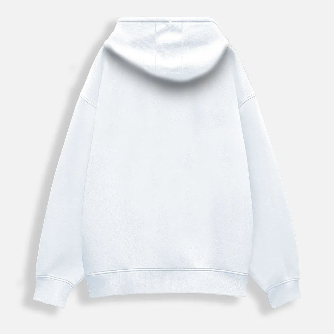 Football Absolute Cinema Oversized Hoodie - White