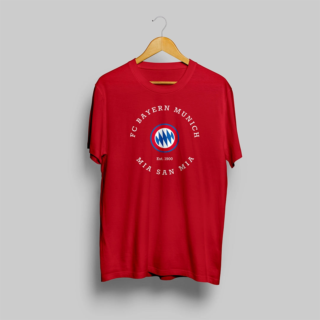 Munich Red T-Shirt - Mia San Mia