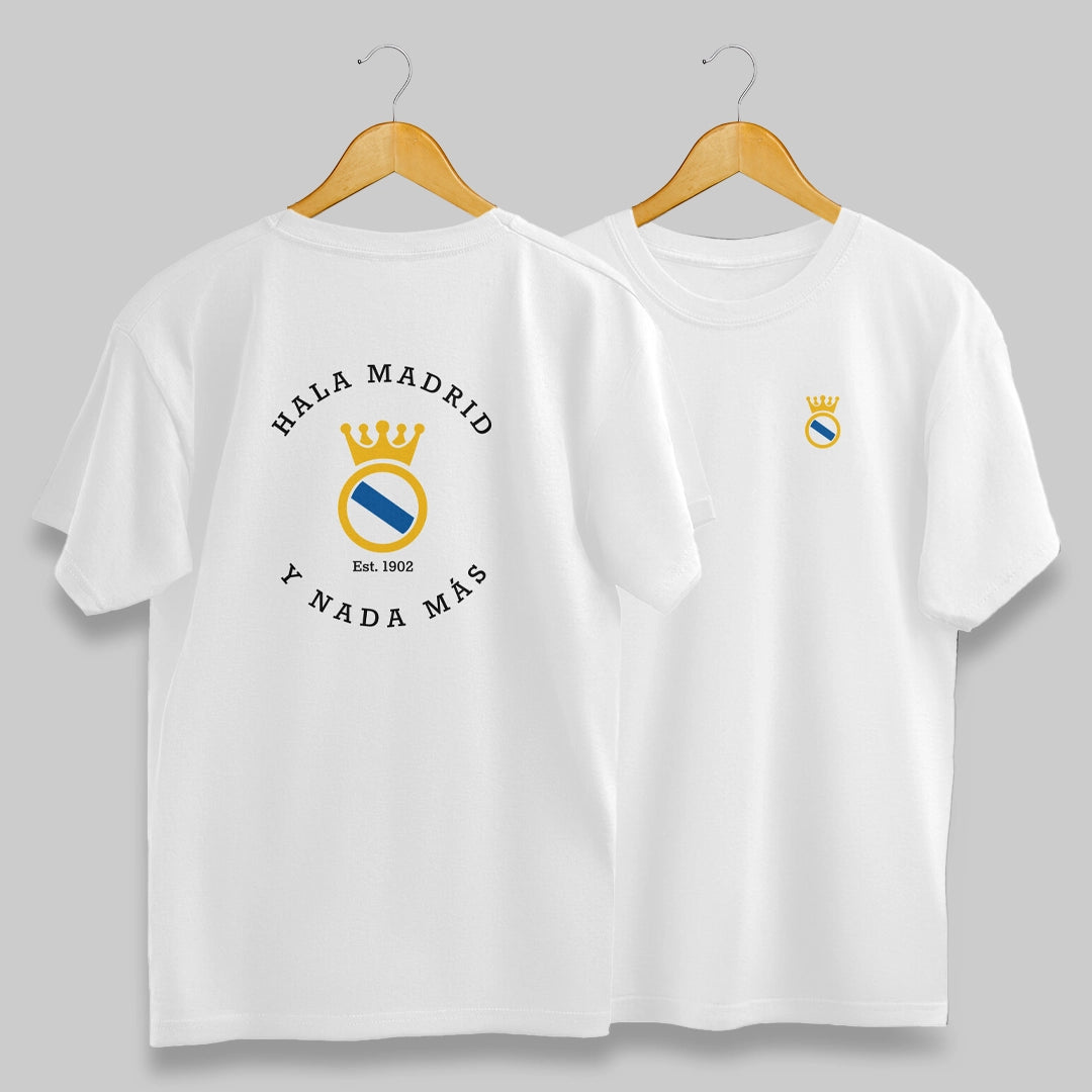 Real Oversized White T-Shirt - Hala Madrid Y Nada Más