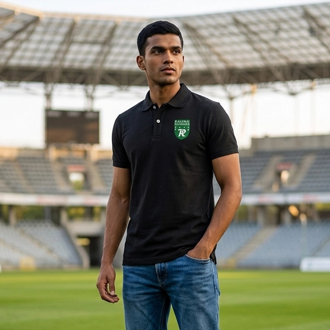 Kalina Rangers Official Crest Polo — Black