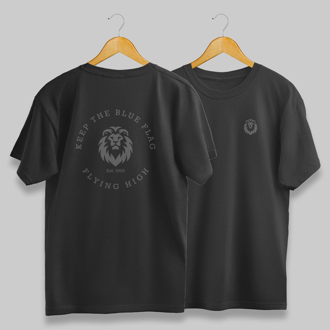 Chelsea Oversized Blackout T-Shirt - Keep The Blue Flag Flying High