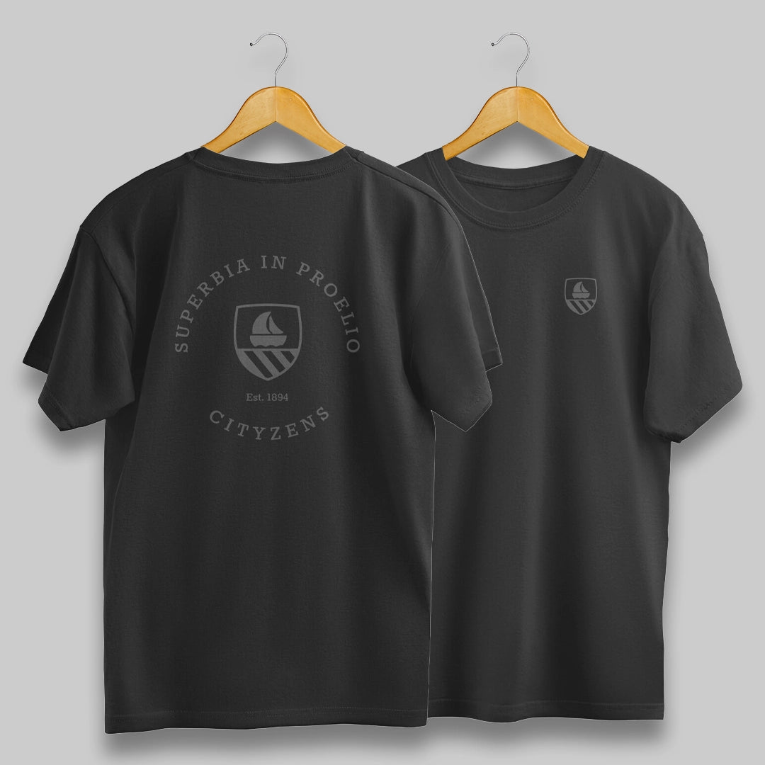 Man City Oversized Blackout T-Shirt - Superbia In Proelio